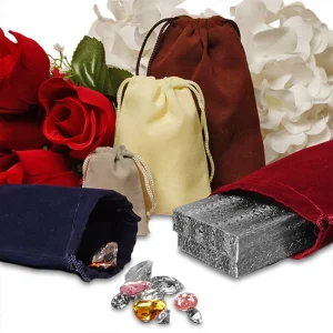 Small Velour Jewelry Bags