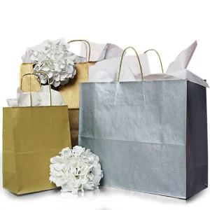 Metallic Shopping Bags